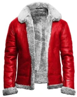 Red B3 Bomber Aviator Christmas Santa Jacket, Artificial Fur & Real Sheepskin Leather Bomber Jacket RAF Military Pilot Winter Coat Men/Women 7 Red B3 Bomber Aviator Christmas Santa Jacket, Artificial Fur & Real Sheepskin Leather Bomber Jacket RAF Military Pilot Winter Coat Men/Women -Jewellery Paradise il fullxfull.5135088688 6ar1