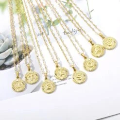 Coin Necklace,Gold Coin Necklace,Letter Necklace,Initial Necklace,Gold Plated Necklace, Christmas Gift 15 Coin Necklace,Gold Coin Necklace,Letter Necklace,Initial Necklace,Gold Plated Necklace, Christmas Gift -Jewellery Paradise il fullxfull.5138845390 9cbq