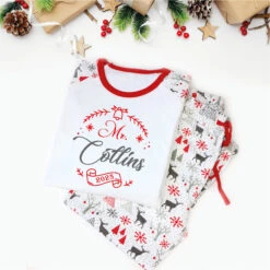 Mr And Mrs Christmas Pyjamas, First Christmas Married Pajamas, Personalised Couple Christmas Pajamas, Mr And Mrs PJs Christmas Gift -Jewellery Paradise il fullxfull.5139724488 o13o