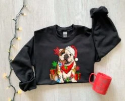 Christmas Sweatshirt, Christmas Dogs Sweatshirt, Dog Mom Shirt, Christmas Dogs Sweatshirt, Dogs Sweatshirt, Puppies Shirt, Christmas Shirt
