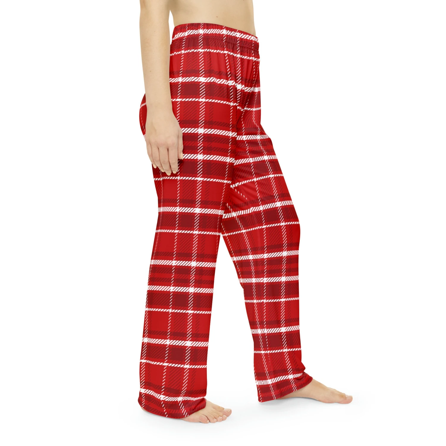 Christmas Plaid Women's Pajama Pants , Holiday PJ Pants For Her, Christmas Pants. Lounge Pants In Christmas Plaid 8 Christmas Plaid Women's Pajama Pants , Holiday PJ Pants For Her, Christmas Pants. Lounge Pants In Christmas Plaid - Image 6