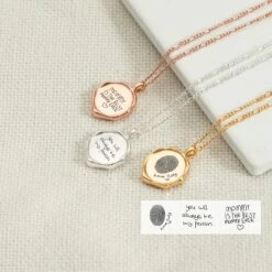 Handwriting Jewelry - New Mom Gifts - Personalised Necklace Fingerprint - Kids Name Necklace - Christmas Gift - Personalized Gift For Women -Jewellery Paradise il fullxfull.5154045244 69da