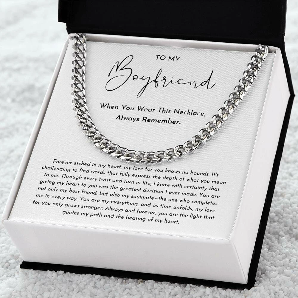 To My Boyfriend Necklace, Boyfriend Gift, Boyfriend Gifts For Christmas, Boyfriend Gift Ideas, Boyfriend Anniversary Gift, Best Boyfriend 10 To My Boyfriend Necklace, Boyfriend Gift, Boyfriend Gifts For Christmas, Boyfriend Gift Ideas, Boyfriend Anniversary Gift, Best Boyfriend - Image 8