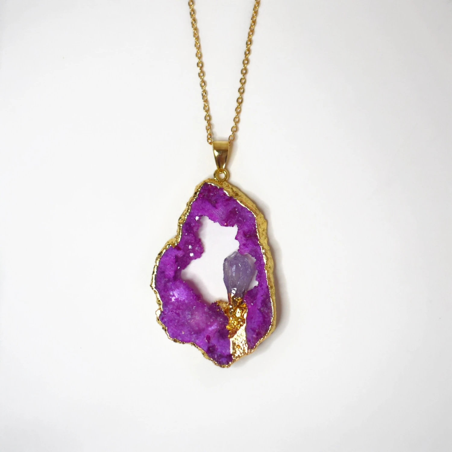 Raye Natural Agate Necklace - Perfect Gift For Her - Gifts Under 40 - Birthdays, Anniversaries, Mother’s Day, Valentines & Christmas 3 Raye Natural Agate Necklace - Perfect Gift For Her - Gifts Under 40 - Birthdays, Anniversaries, Mother’s Day, Valentines & Christmas