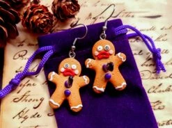 Christmas Earrings-Holidaystuds-Cookie Jewelry-Gingerbread Man-Xmas Gift Idea-Dead Man-Halloween Accesorie-Dark Christmas-Food Miniature 17 Christmas Earrings-Holidaystuds-Cookie Jewelry-Gingerbread Man-Xmas Gift Idea-Dead Man-Halloween Accesorie-Dark Christmas-Food Miniature -Jewellery Paradise il fullxfull.5163527279 4njb