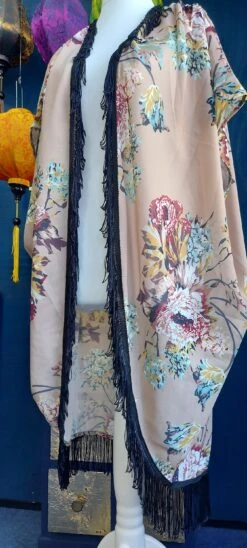 Kimono Kimonos Fringed Tassel Gift Fashion Jacket Boho Festival Hippy Birthday Ladies Beach Holiday Christmas Bohemian Birthday