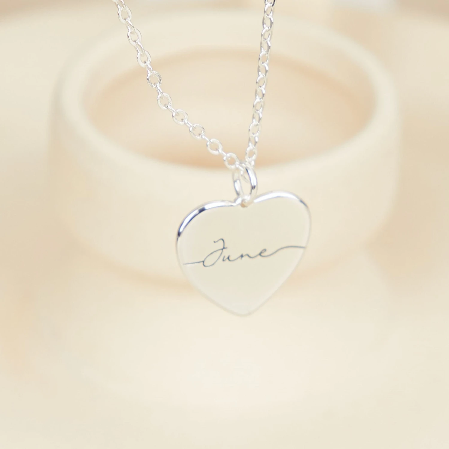 Personalize Name Heart Necklace, Double Heart Necklace, Heart Pendant, Gift For Mum, Gift For Grandma, New Mum Gift, Christmas Gift 4 Personalize Name Heart Necklace, Double Heart Necklace, Heart Pendant, Gift For Mum, Gift For Grandma, New Mum Gift, Christmas Gift - Image 2