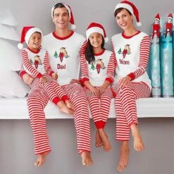 Family Matching Pajamas Family Christmas Pjs Pajamas Set Printed Long Sleeved Fashion Casual Suit Gift For Family Christmas Outfit Winter -Jewellery Paradise il fullxfull.5180673204 7xdl