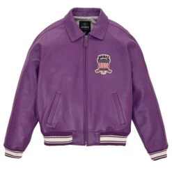 Leather Icon Jacket, Purple Leather Jacket, USA Leather Jacket, Leather Embroided Jacket, Orignal Leather Jacket, Christmas Gift 10 Leather Icon Jacket, Purple Leather Jacket, USA Leather Jacket, Leather Embroided Jacket, Orignal Leather Jacket, Christmas Gift -Jewellery Paradise il fullxfull.5181884852 9089