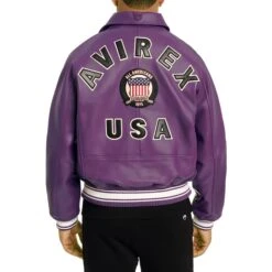 Leather Icon Jacket, Purple Leather Jacket, USA Leather Jacket, Leather Embroided Jacket, Orignal Leather Jacket, Christmas Gift 11 Leather Icon Jacket, Purple Leather Jacket, USA Leather Jacket, Leather Embroided Jacket, Orignal Leather Jacket, Christmas Gift -Jewellery Paradise il fullxfull.5181884860 qbk8