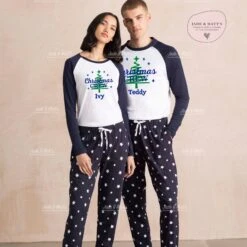 Matching Christmas Pyjamas Personalised Pjs