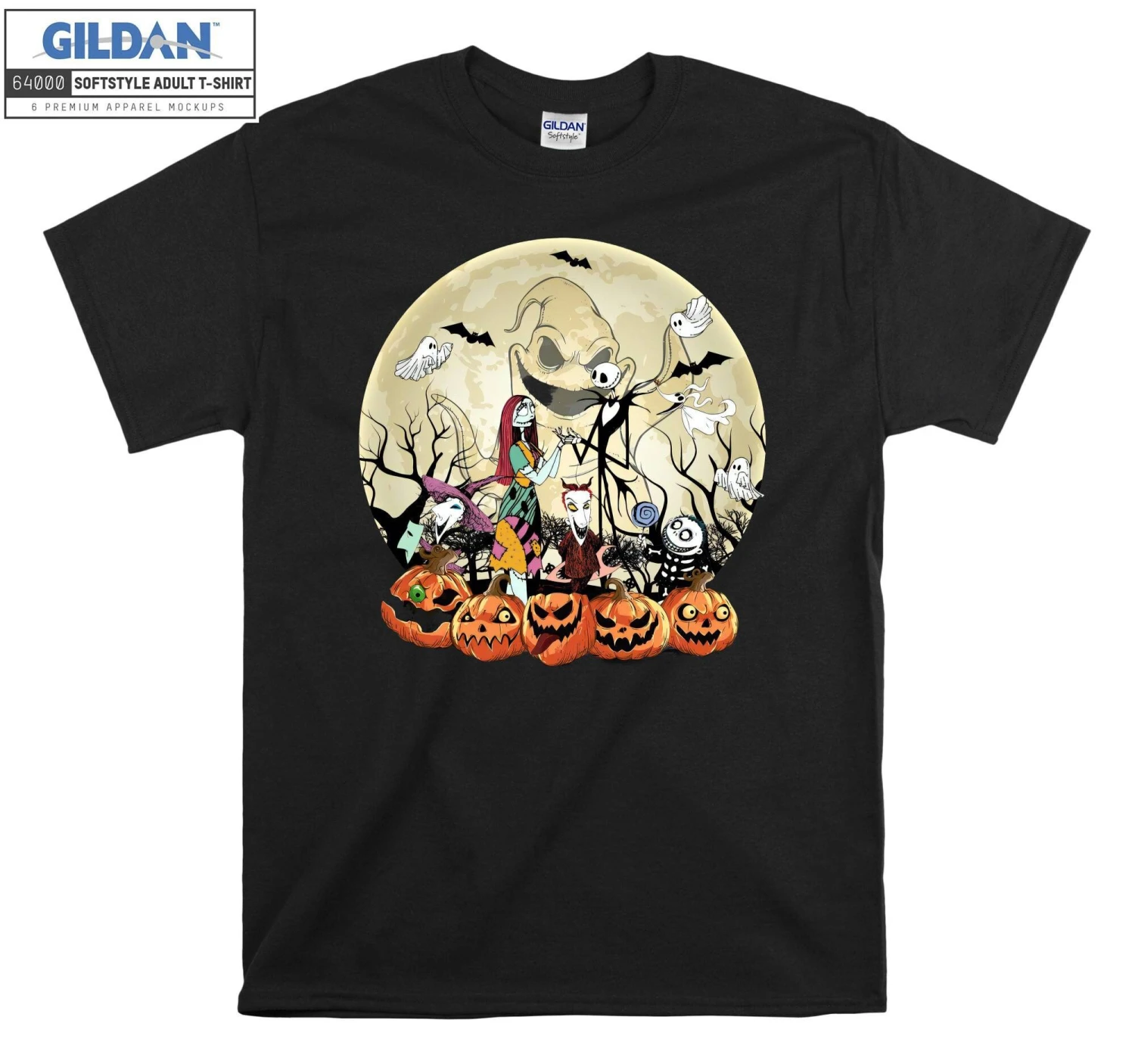 The Nightmare Before Christmas T-shirt Hoodie Kids Child Tote Bag Tshirt S-M-L-XL-XXL-3XL-4XL-5XL Gildan Oversized Men Women Unisex H212 4 The Nightmare Before Christmas T-shirt Hoodie Kids Child Tote Bag Tshirt S-M-L-XL-XXL-3XL-4XL-5XL Gildan Oversized Men Women Unisex H212 - Image 2