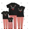 Christmas Family Matching Lounge Wear Pyjama Set Red Stripes Deer Any Name Xmas Eve Box Filler Idea -Jewellery Paradise il fullxfull.5183475316 abp2