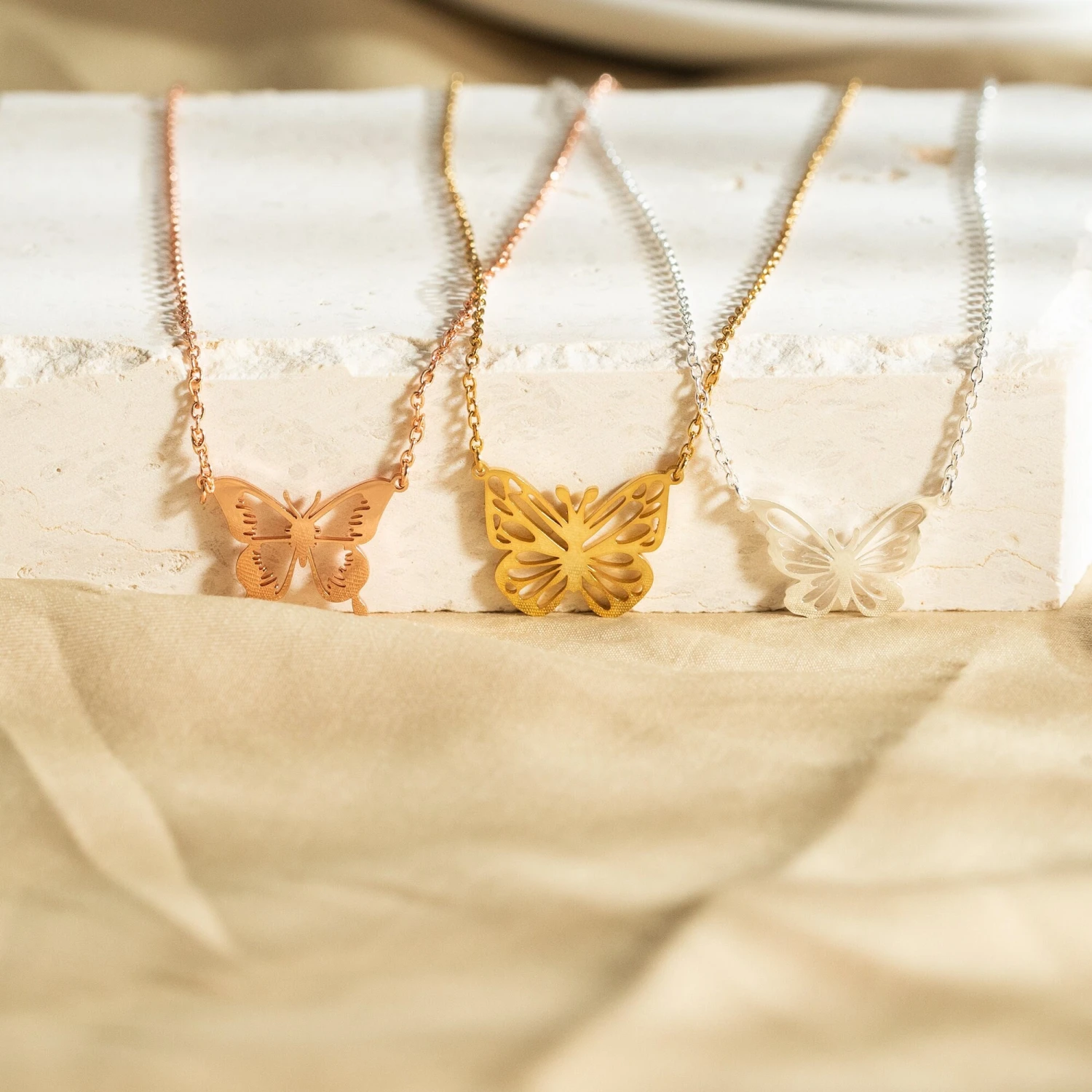 Personalized Butterfly Necklace, Gold ButterFly Necklace, Butterfly Jewelry, Bridesmaid Gifts, Christmas Gift For Mom, Birthday Gift For Her 5 Personalized Butterfly Necklace, Gold ButterFly Necklace, Butterfly Jewelry, Bridesmaid Gifts, Christmas Gift For Mom, Birthday Gift For Her - Image 3