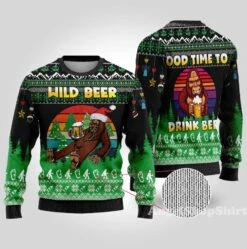 Good Time To Drink Beer Ugly Christmas Sweater, Wild Beer Sweater, Bigfoot Drink Beer Sweater, Beer Lover Christmas Sweater For Men/Women 7 Good Time To Drink Beer Ugly Christmas Sweater, Wild Beer Sweater, Bigfoot Drink Beer Sweater, Beer Lover Christmas Sweater For Men/Women -Jewellery Paradise il fullxfull.5186516112 8h7x