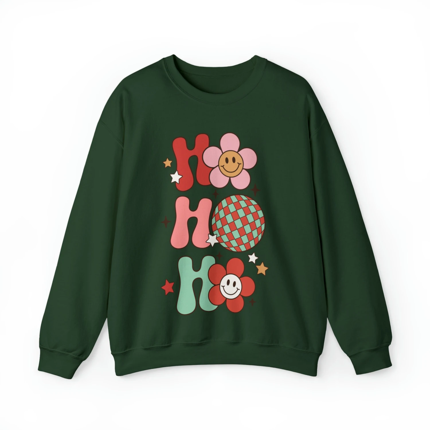 Ho Ho Ho Sweater, Disco Christmas, Womens Christmas Sweatshirt, Retro Christmas Sweatshirt, Merry Christmas Sweatshirt 6 Ho Ho Ho Sweater, Disco Christmas, Womens Christmas Sweatshirt, Retro Christmas Sweatshirt, Merry Christmas Sweatshirt - Image 4