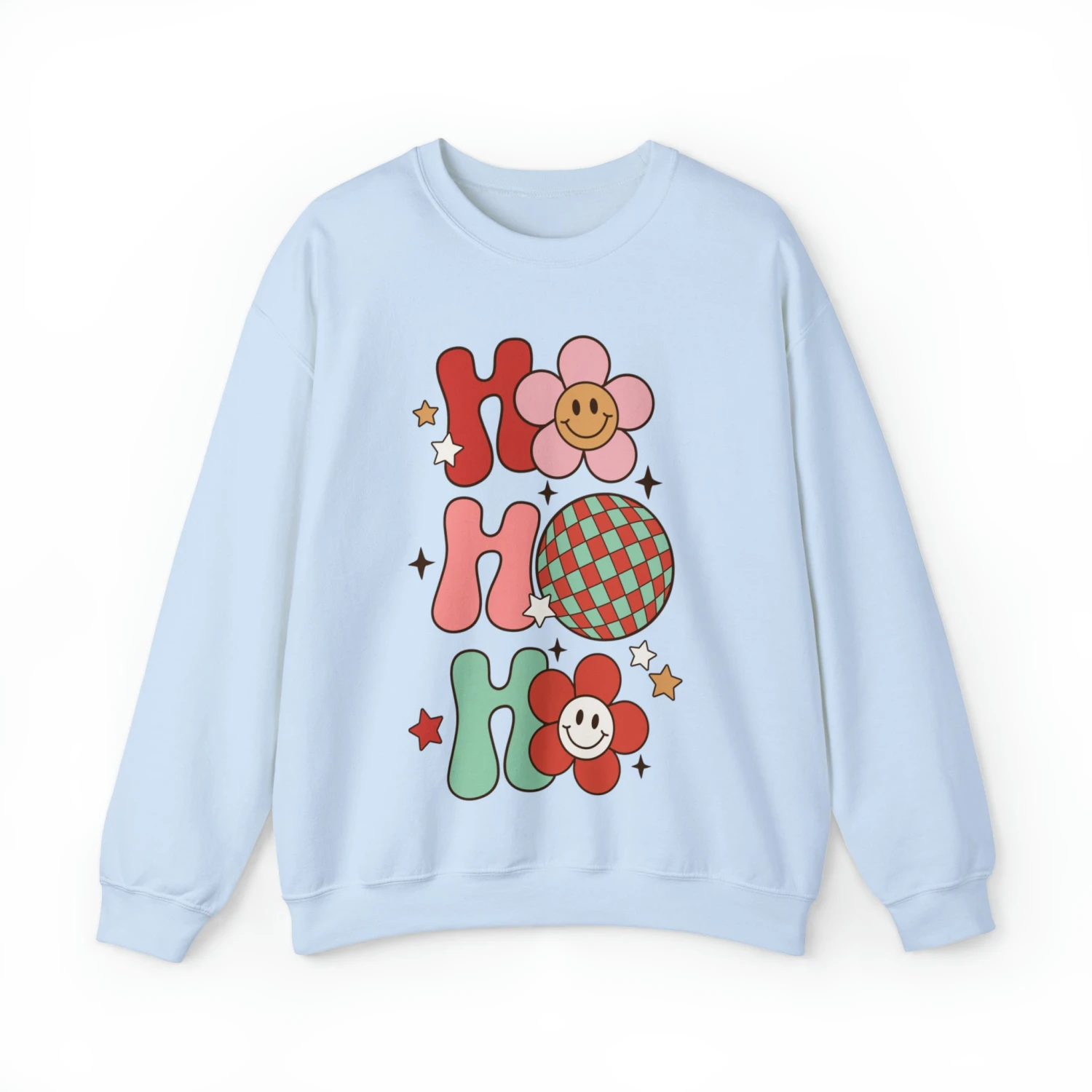 Ho Ho Ho Sweater, Disco Christmas, Womens Christmas Sweatshirt, Retro Christmas Sweatshirt, Merry Christmas Sweatshirt 9 Ho Ho Ho Sweater, Disco Christmas, Womens Christmas Sweatshirt, Retro Christmas Sweatshirt, Merry Christmas Sweatshirt - Image 7