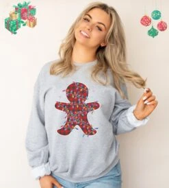 Cute Christmas Unisex Sweatshirt For Her Or Him Cozy Festive Sweatshirt For Christmas Lover Gingerbread Man Jumper Gift For Your Loved One 15 Cute Christmas Unisex Sweatshirt For Her Or Him Cozy Festive Sweatshirt For Christmas Lover Gingerbread Man Jumper Gift For Your Loved One -Jewellery Paradise il fullxfull.5186643554 ltos