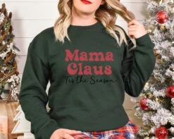 Mama Claus Festive Christmas Sweatshirt Gift For Her -Jewellery Paradise il fullxfull.5186824884 acig