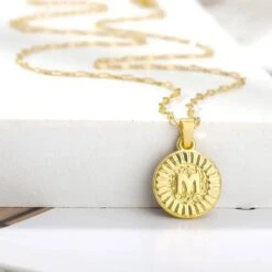 Coin Necklace,Gold Coin Necklace,Letter Necklace,Initial Necklace,Gold Plated Necklace, Christmas Gift 18 Coin Necklace,Gold Coin Necklace,Letter Necklace,Initial Necklace,Gold Plated Necklace, Christmas Gift -Jewellery Paradise il fullxfull.5187065419 ja2y