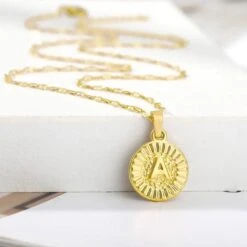 Coin Necklace,Gold Coin Necklace,Letter Necklace,Initial Necklace,Gold Plated Necklace, Christmas Gift 19 Coin Necklace,Gold Coin Necklace,Letter Necklace,Initial Necklace,Gold Plated Necklace, Christmas Gift -Jewellery Paradise il fullxfull.5187065449 cbg2