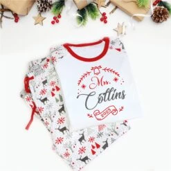 Mr And Mrs Christmas Pyjamas, First Christmas Married Pajamas, Personalised Couple Christmas Pajamas, Mr And Mrs PJs Christmas Gift -Jewellery Paradise il fullxfull.5187942791 o6ph