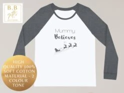 Luxury Personalised Family Christmas Pyjamas In Two Tone Shades; White And Grey Pjs With Text 'We Believe In Santa' - Various Sizes Availabl 15 Luxury Personalised Family Christmas Pyjamas In Two Tone Shades; White And Grey Pjs With Text 'We Believe In Santa' - Various Sizes Availabl -Jewellery Paradise il fullxfull.5191750004 8ggi