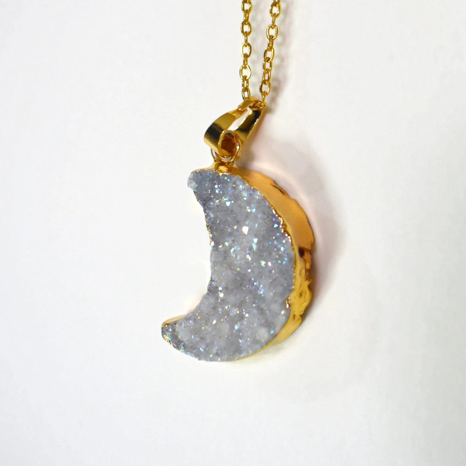 Grace Half Moon Necklace - Perfect Gift For Her - Gifts Under 40 - Birthdays, Anniversaries, Mother’s Day, Valentines & Christmas 5 Grace Half Moon Necklace - Perfect Gift For Her - Gifts Under 40 - Birthdays, Anniversaries, Mother’s Day, Valentines & Christmas - Image 3