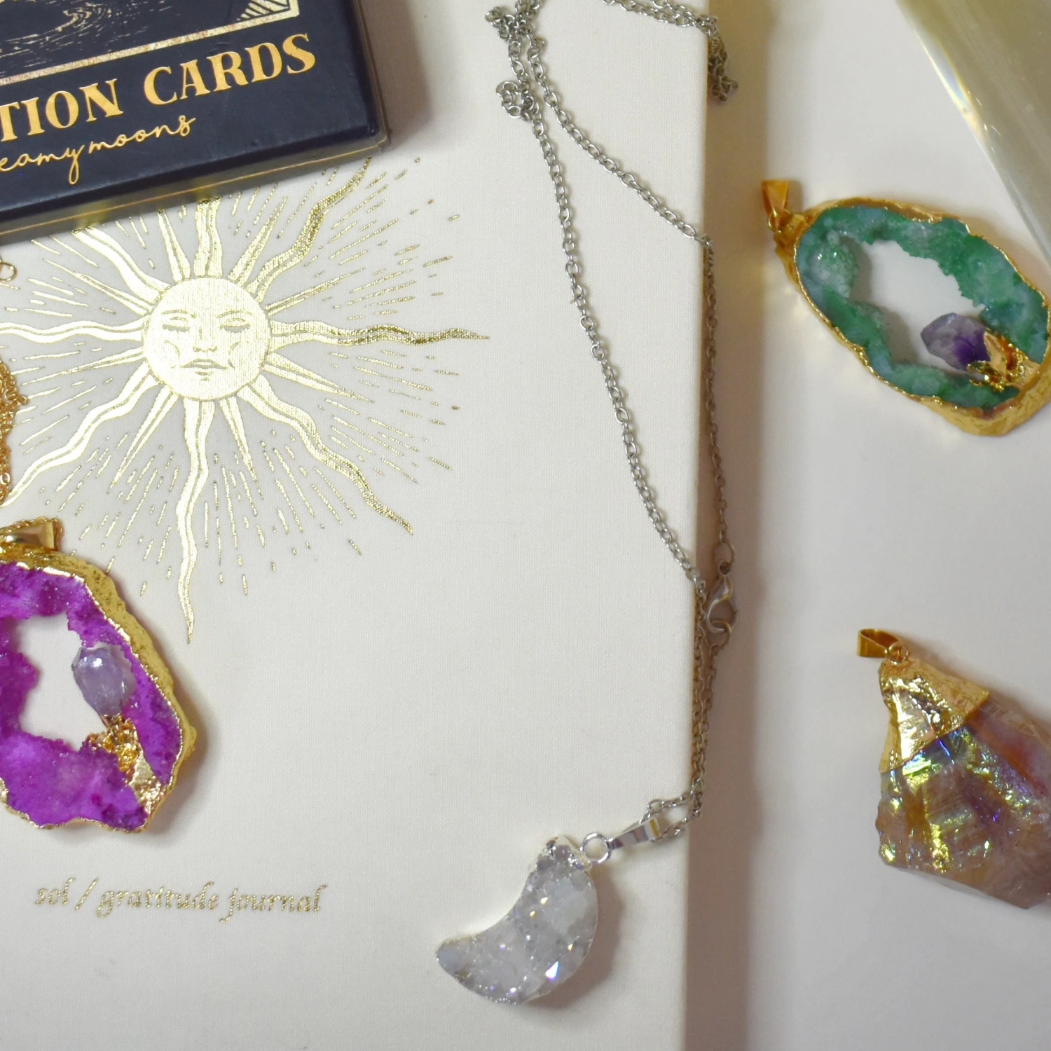 Grace Half Moon Necklace - Perfect Gift For Her - Gifts Under 40 - Birthdays, Anniversaries, Mother’s Day, Valentines & Christmas 9 Grace Half Moon Necklace - Perfect Gift For Her - Gifts Under 40 - Birthdays, Anniversaries, Mother’s Day, Valentines & Christmas - Image 7