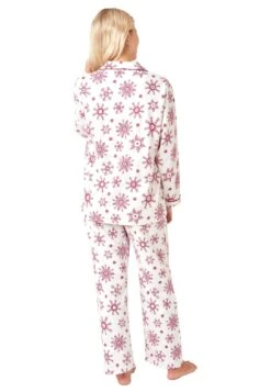 NEW Ladies 100% Brushed Cotton Button Front Pyjamas Pajama Pjs Nightshirt Set - Christmas Gift Present 9 NEW Ladies 100% Brushed Cotton Button Front Pyjamas Pajama Pjs Nightshirt Set - Christmas Gift Present -Jewellery Paradise il fullxfull.5218715311 q0qb