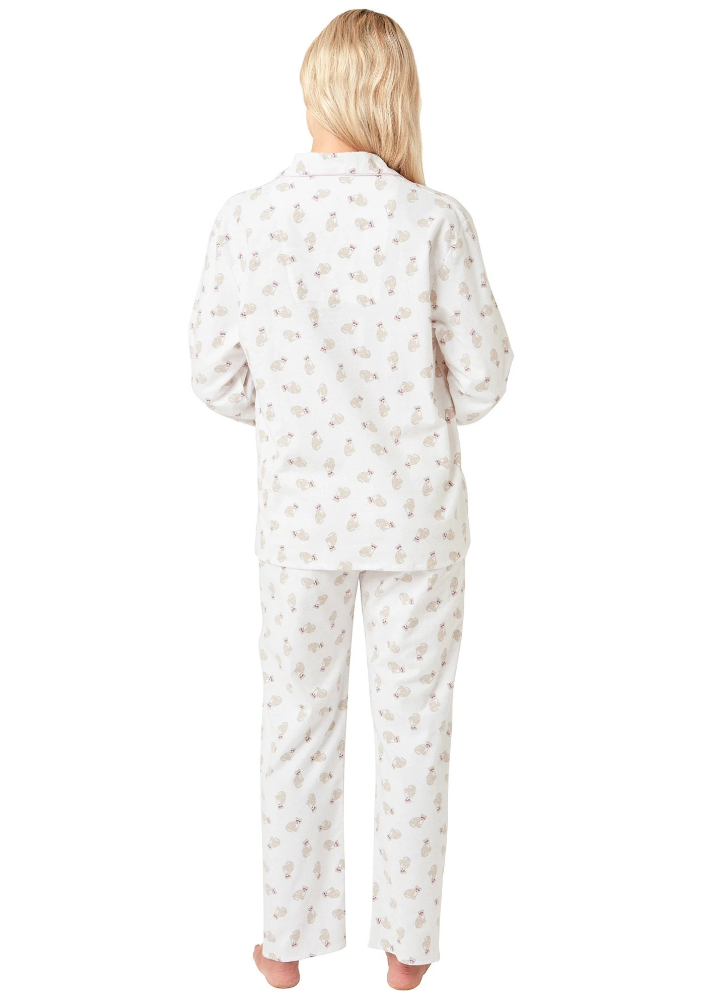 NEW Ladies Pure Brushed Cotton Pyjamas Pajama Pjs Nightshirt Nightie - CHRISTMAS GIFT 5 NEW Ladies Pure Brushed Cotton Pyjamas Pajama Pjs Nightshirt Nightie - CHRISTMAS GIFT - Image 3