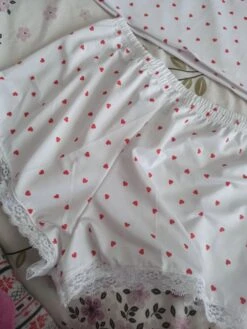 Lace Embroidered Heart Patterned Shorts Pajamas Set. Designed For Valentine's Day, Anniversary, Wedding, Christmas...etc (ask Stock) 17 Lace Embroidered Heart Patterned Shorts Pajamas Set. Designed For Valentine's Day, Anniversary, Wedding, Christmas...etc (ask Stock) -Jewellery Paradise il fullxfull.5219283287 ivh9