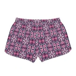 Women's Casual Shorts Navy Blue Pink White Raspberry Purple Mexican Tile Bandana Inspired Pattern Print Gift -gift Birthday Christmas 10 Women's Casual Shorts Navy Blue Pink White Raspberry Purple Mexican Tile Bandana Inspired Pattern Print Gift -gift Birthday Christmas -Jewellery Paradise il fullxfull.5228524299 6ng3