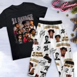 2-1Savage Pajamas Set, Christmas Pajamas Set Women, Cute Christmas Pajamas,Womens Pajamas Set, Family Pajamas Set