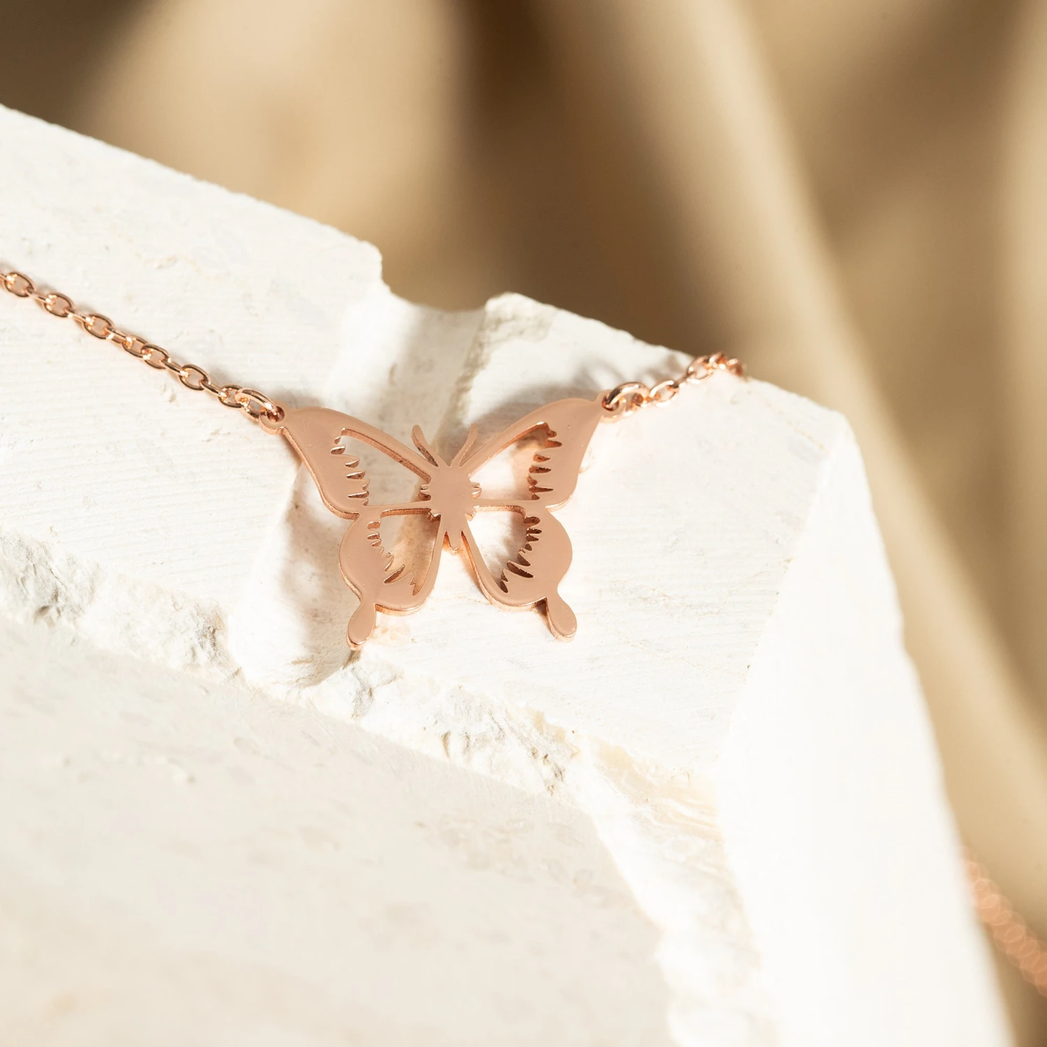 Personalized Butterfly Necklace, Gold ButterFly Necklace, Butterfly Jewelry, Bridesmaid Gifts, Christmas Gift For Mom, Birthday Gift For Her 6 Personalized Butterfly Necklace, Gold ButterFly Necklace, Butterfly Jewelry, Bridesmaid Gifts, Christmas Gift For Mom, Birthday Gift For Her - Image 4