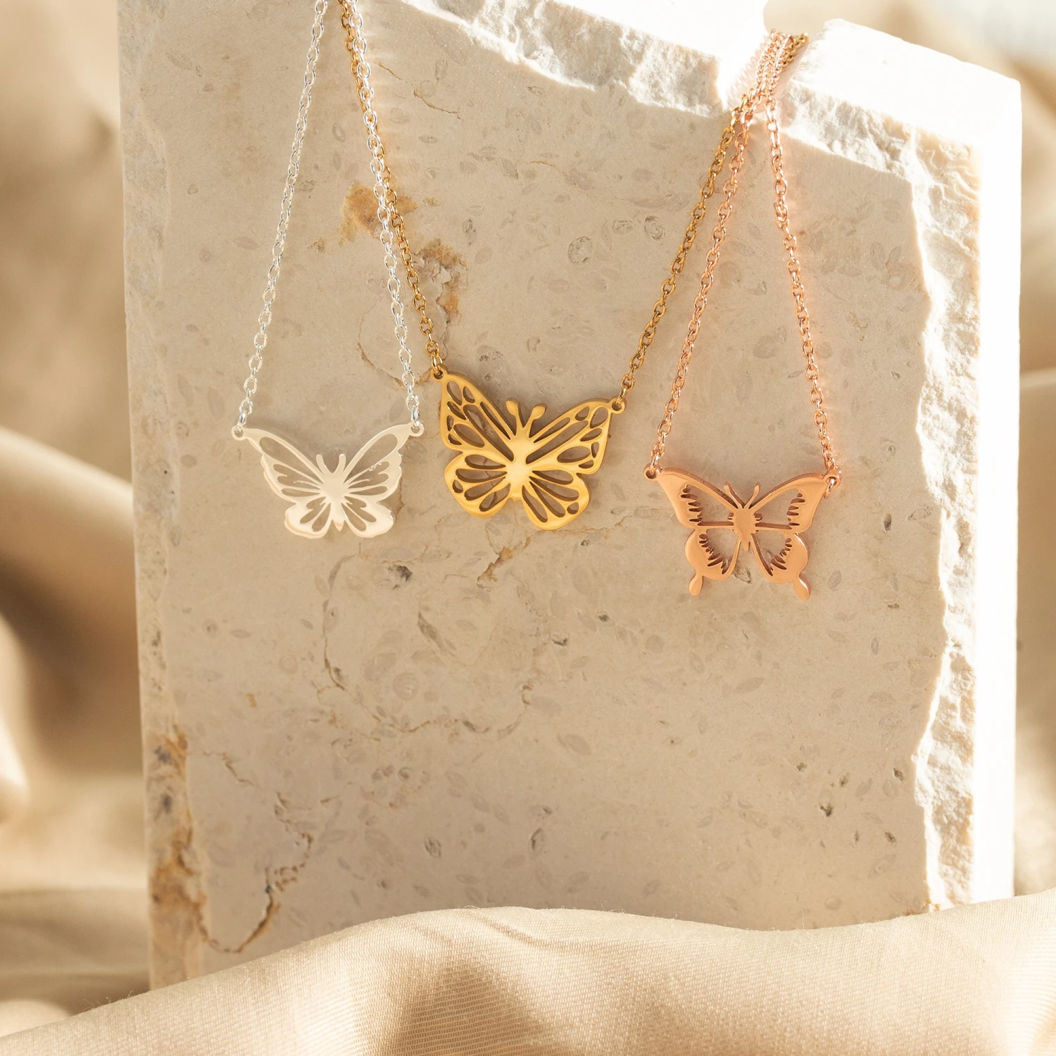 Personalized Butterfly Necklace, Gold ButterFly Necklace, Butterfly Jewelry, Bridesmaid Gifts, Christmas Gift For Mom, Birthday Gift For Her 9 Personalized Butterfly Necklace, Gold ButterFly Necklace, Butterfly Jewelry, Bridesmaid Gifts, Christmas Gift For Mom, Birthday Gift For Her - Image 7