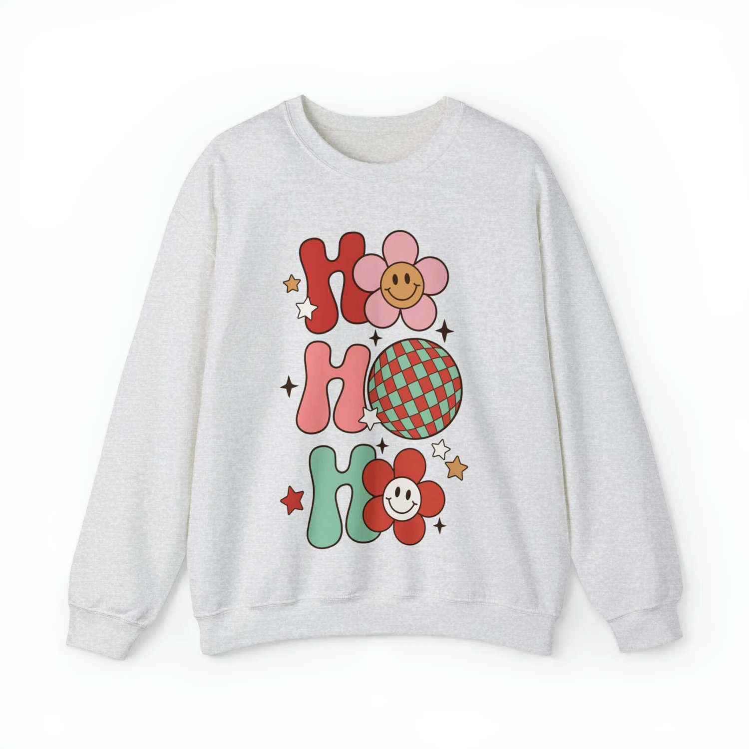 Ho Ho Ho Sweater, Disco Christmas, Womens Christmas Sweatshirt, Retro Christmas Sweatshirt, Merry Christmas Sweatshirt 8 Ho Ho Ho Sweater, Disco Christmas, Womens Christmas Sweatshirt, Retro Christmas Sweatshirt, Merry Christmas Sweatshirt - Image 6