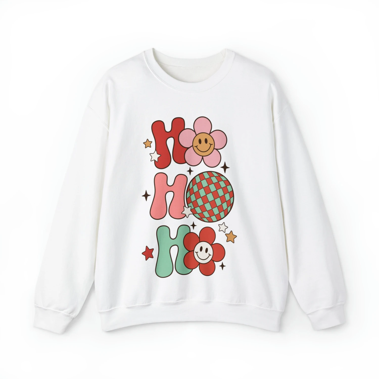 Ho Ho Ho Sweater, Disco Christmas, Womens Christmas Sweatshirt, Retro Christmas Sweatshirt, Merry Christmas Sweatshirt 10 Ho Ho Ho Sweater, Disco Christmas, Womens Christmas Sweatshirt, Retro Christmas Sweatshirt, Merry Christmas Sweatshirt - Image 8