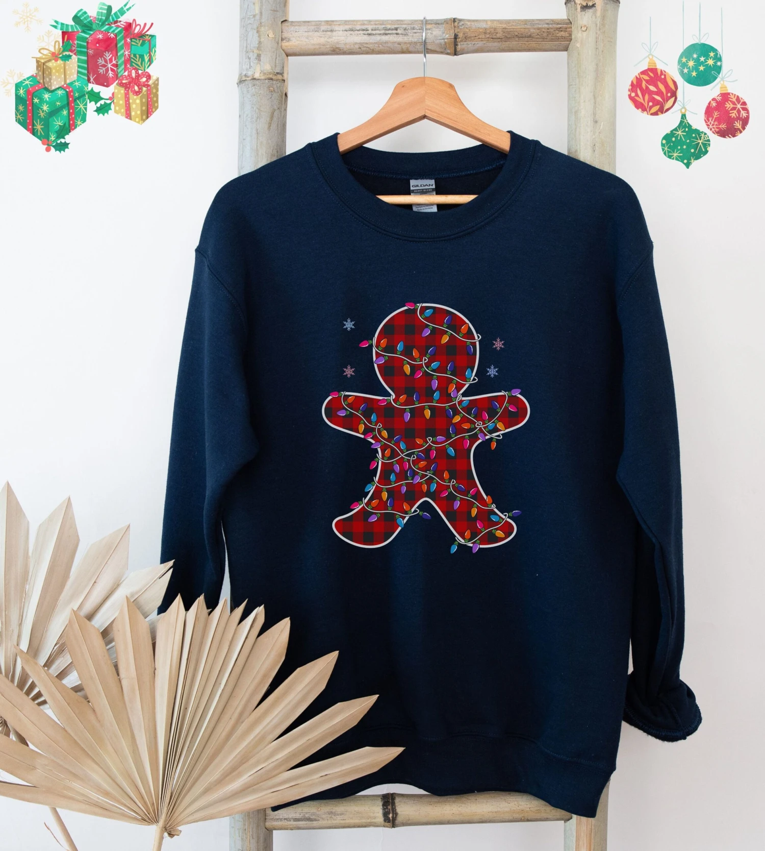 Cute Christmas Unisex Sweatshirt For Her Or Him Cozy Festive Sweatshirt For Christmas Lover Gingerbread Man Jumper Gift For Your Loved One 8 Cute Christmas Unisex Sweatshirt For Her Or Him Cozy Festive Sweatshirt For Christmas Lover Gingerbread Man Jumper Gift For Your Loved One - Image 6