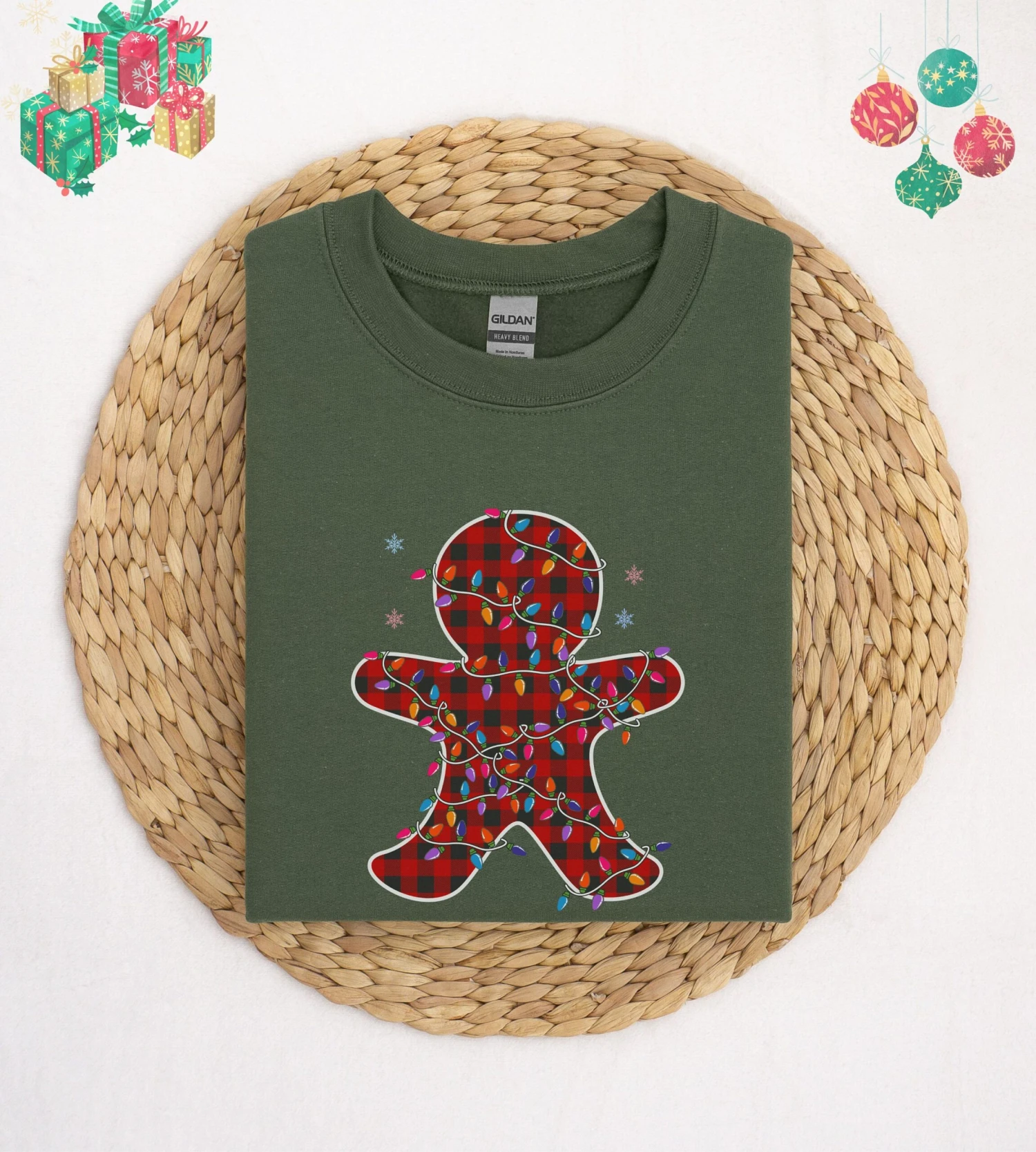 Cute Christmas Unisex Sweatshirt For Her Or Him Cozy Festive Sweatshirt For Christmas Lover Gingerbread Man Jumper Gift For Your Loved One 9 Cute Christmas Unisex Sweatshirt For Her Or Him Cozy Festive Sweatshirt For Christmas Lover Gingerbread Man Jumper Gift For Your Loved One - Image 7