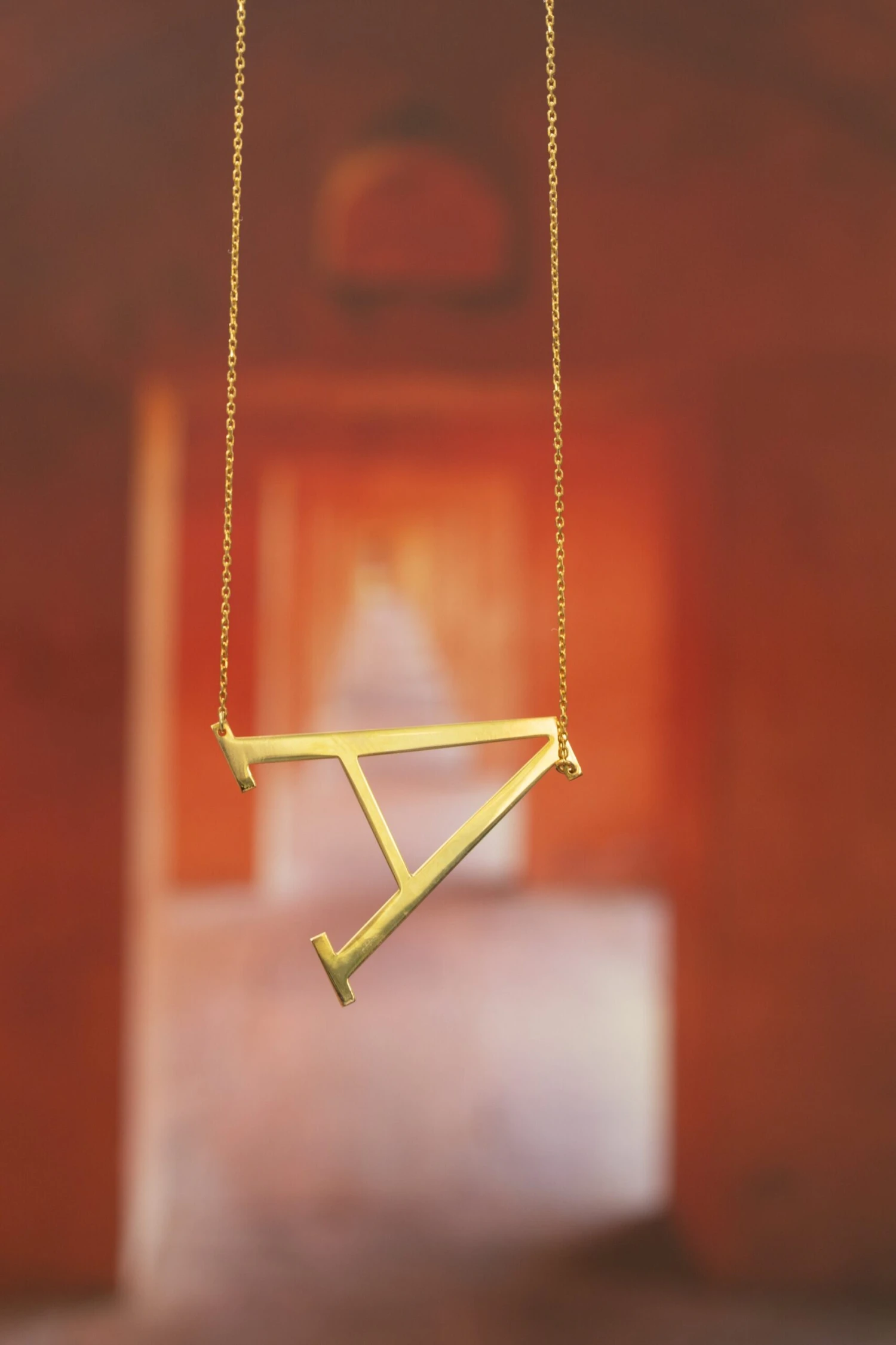 Large Sideway Initial Necklace, Gold Initials, Gold Letter Necklace, Alphabet Necklace, Gift To Her, Big Letter Necklace, Christmas Gifts 10 Large Sideway Initial Necklace, Gold Initials, Gold Letter Necklace, Alphabet Necklace, Gift To Her, Big Letter Necklace, Christmas Gifts - Image 8