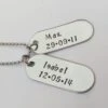 Christmas Gifts For Men - Personalised Mens Dog Tags - Mens Jewellery Gift - Gift Ideas For Men - Gift For Dad - Gift Ideas For Husband -Jewellery Paradise il fullxfull.675341425 fmbs