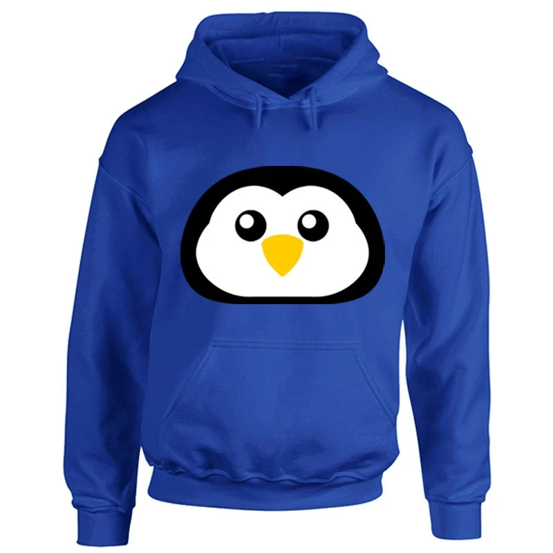 Adults Funny Penguin Face Hoodie - Cute Animal Lover Hooded Top - Christmas Winter Present Unisex Xmas Mens Ladies Pullover Hood 7 Adults Funny Penguin Face Hoodie - Cute Animal Lover Hooded Top - Christmas Winter Present Unisex Xmas Mens Ladies Pullover Hood - Image 5